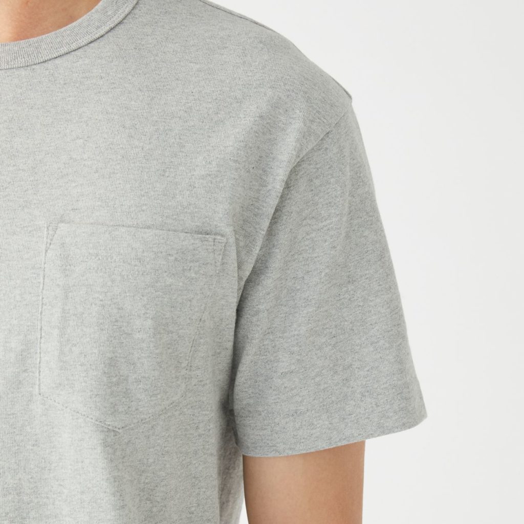 無印良品Tシャツを袖
